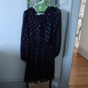 Jessica Howard Navy Dress with Star Accents